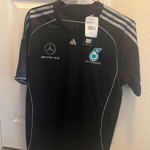 NWT Adidas MERCEDES - AMG PETRONAS F1TEAM MECHANICS JERSEY Mens Size L